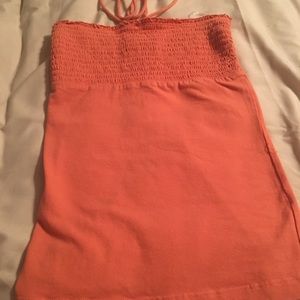 Girls tie around neck tube top